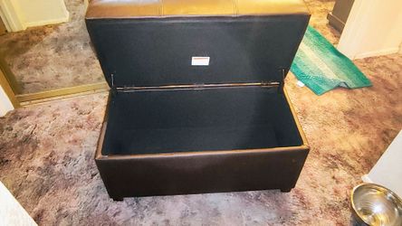 Storage ottoman bench