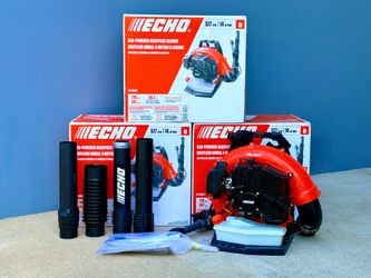 Brand new Echo 216 MPH 517 CFM 58.2cc Gas 2-Stroke Backpack Leaf Blower with Tube Throttle  Homedepot price $449+ tax