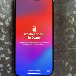 Locked IPhone iPhone 15