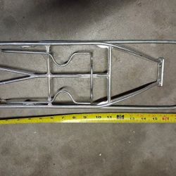 Aluminum bicycle rear book cargo rack