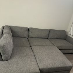 Comfy Grey Couch