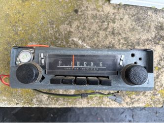 Original Dodge / Chrysler Solid State AM Radio By Motorola 1960s Or 70s