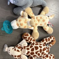 Plush Pacifier Holder