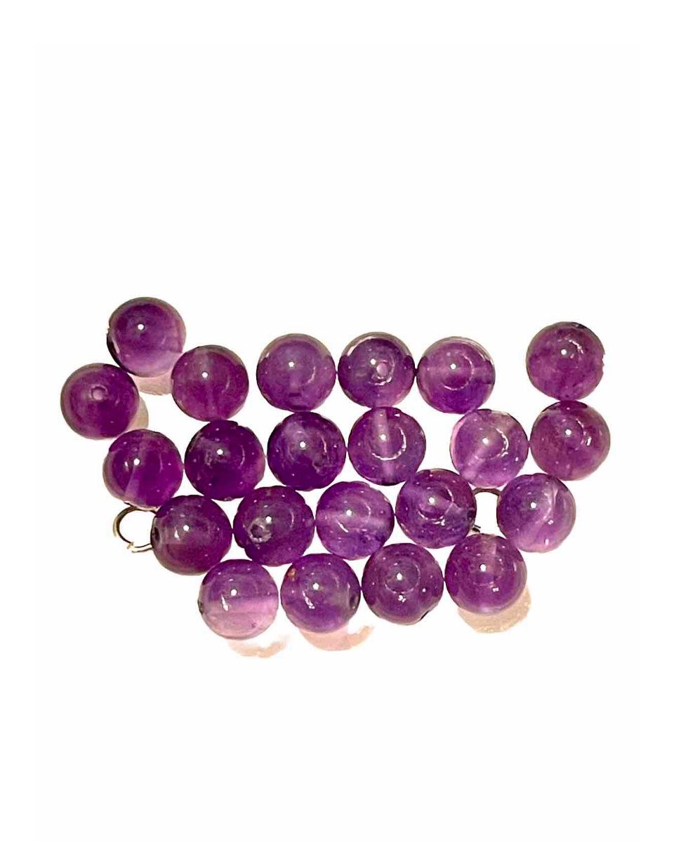 22 6mm AMETHYST Beads