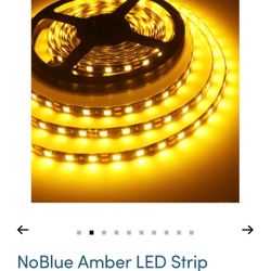 Amber LED Light Strip No Blue Light!