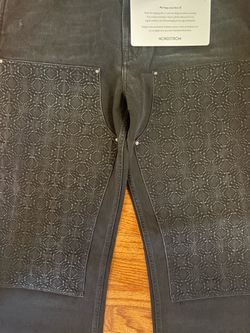 Amiri black monogram carpenter jeans