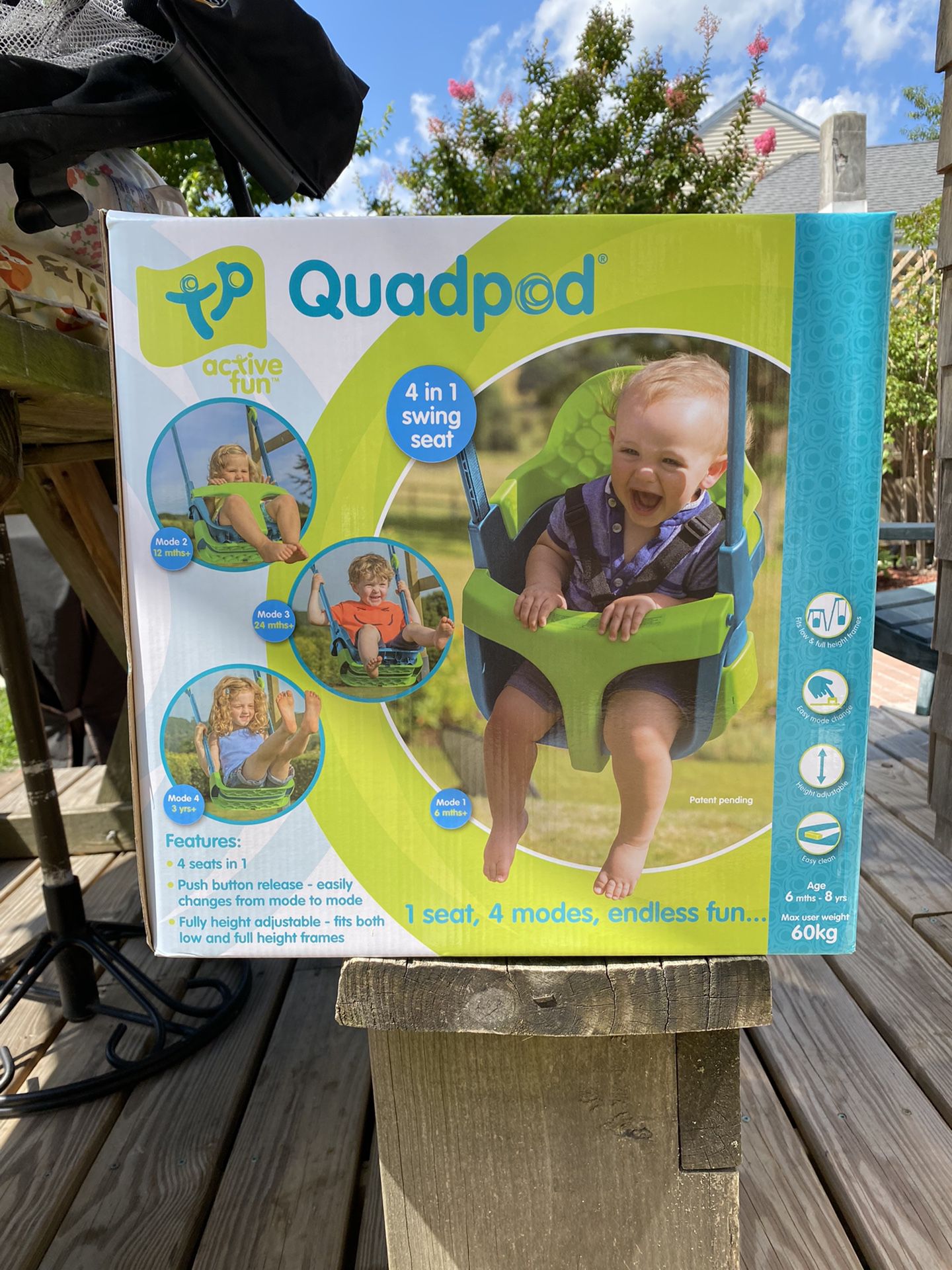 Quadpod Baby Swing
