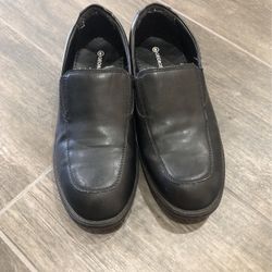 George Boys Black Dress Shoes