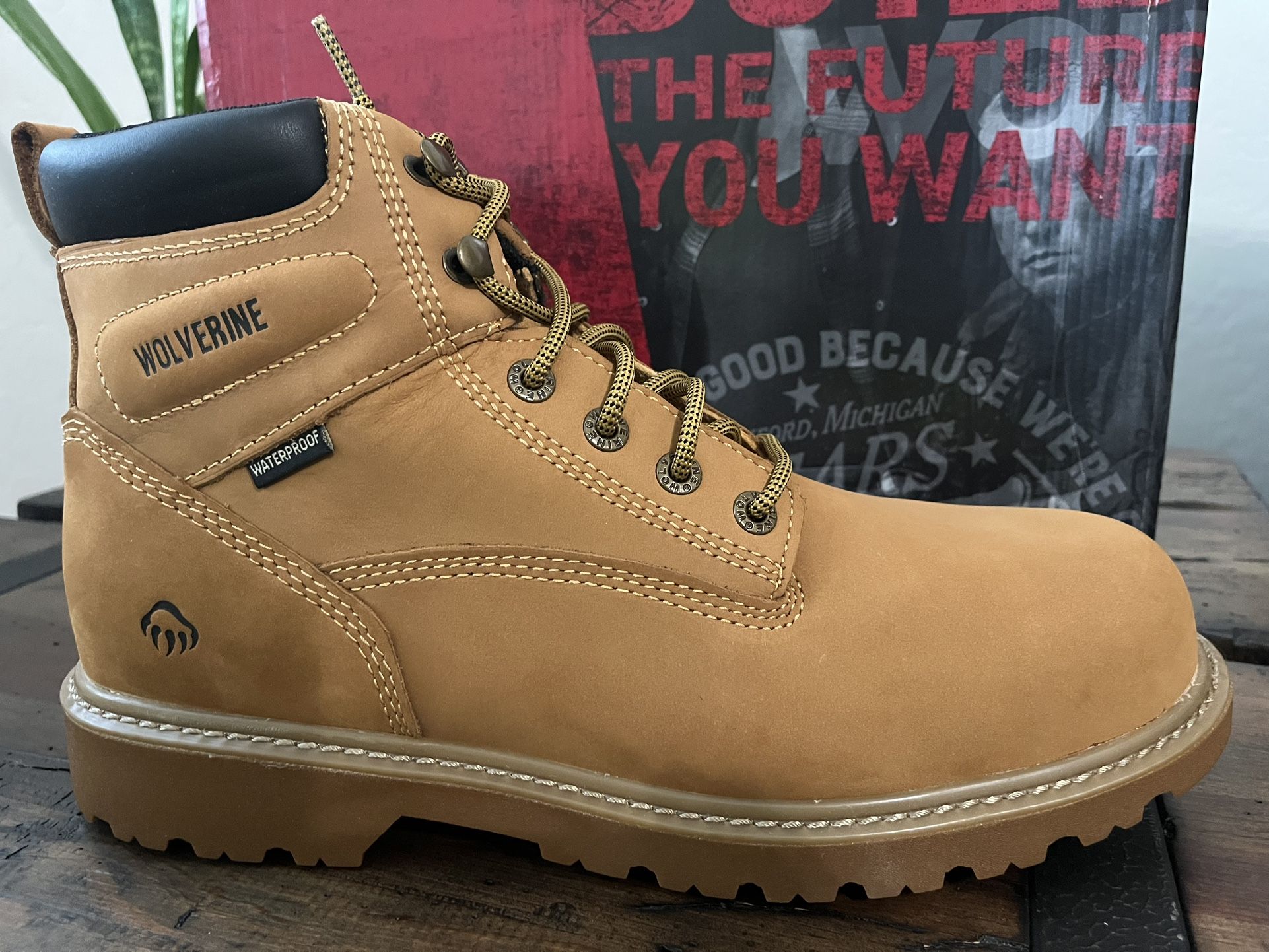 Wolverine Steel Toe Work boots Size 11.5