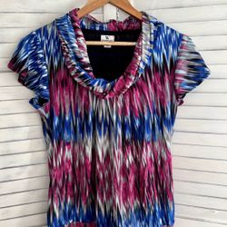 Multicolored Blouse, Medium 