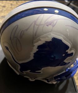 Autographed NFL Helmet Football 