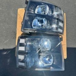 07-13 Chevrolet Silverado Headlights Luces Micas Calaveras Faros Faroles Focos Chevy