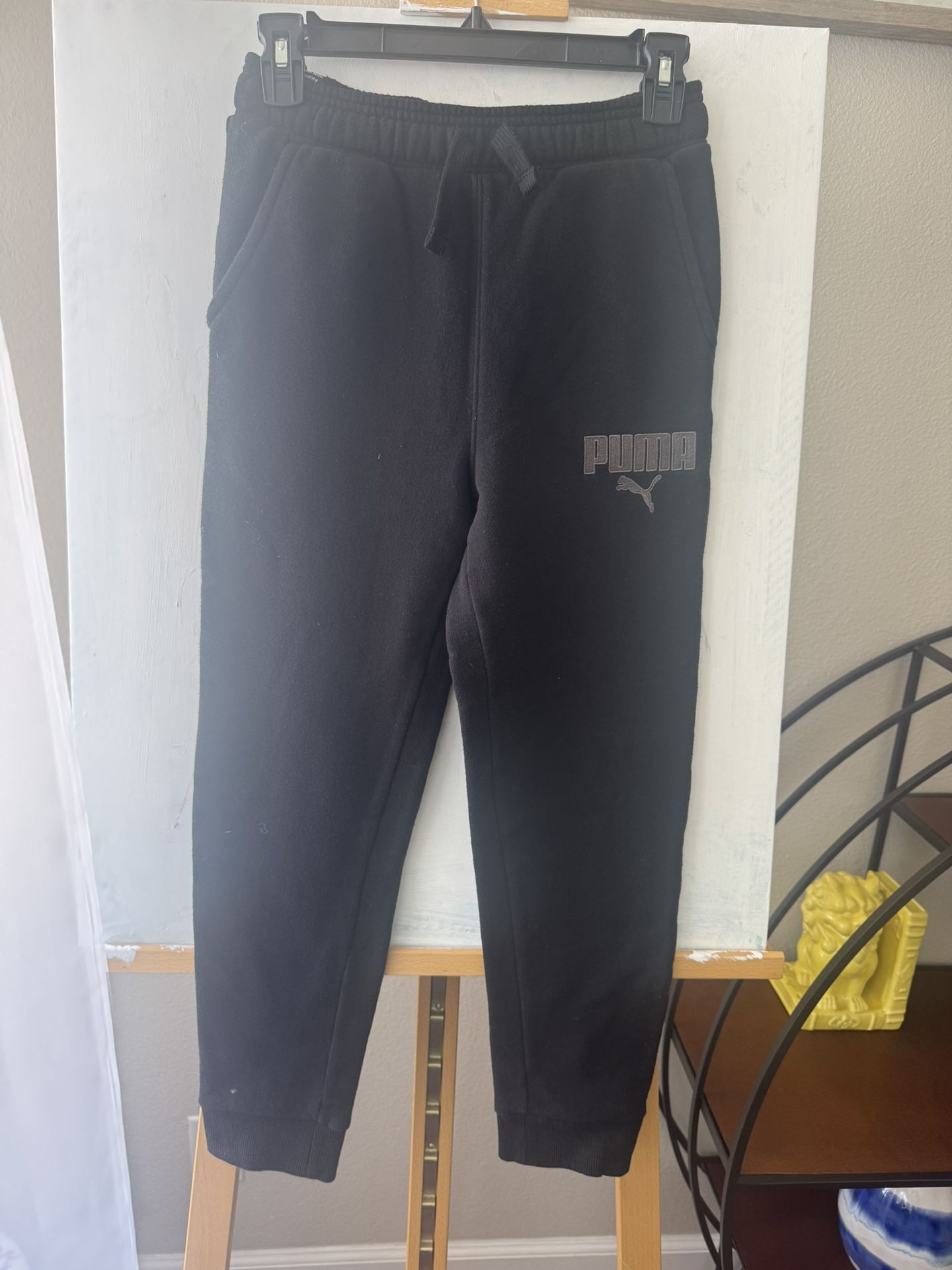 Pre-Owned Puma Black Boy‘s Jogger Sz M