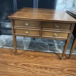 Vintage Imperial Grand Rapids Matching Sofa / Console Tables – Solid Wood