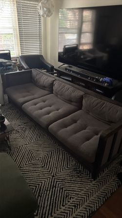 Free grey couch!