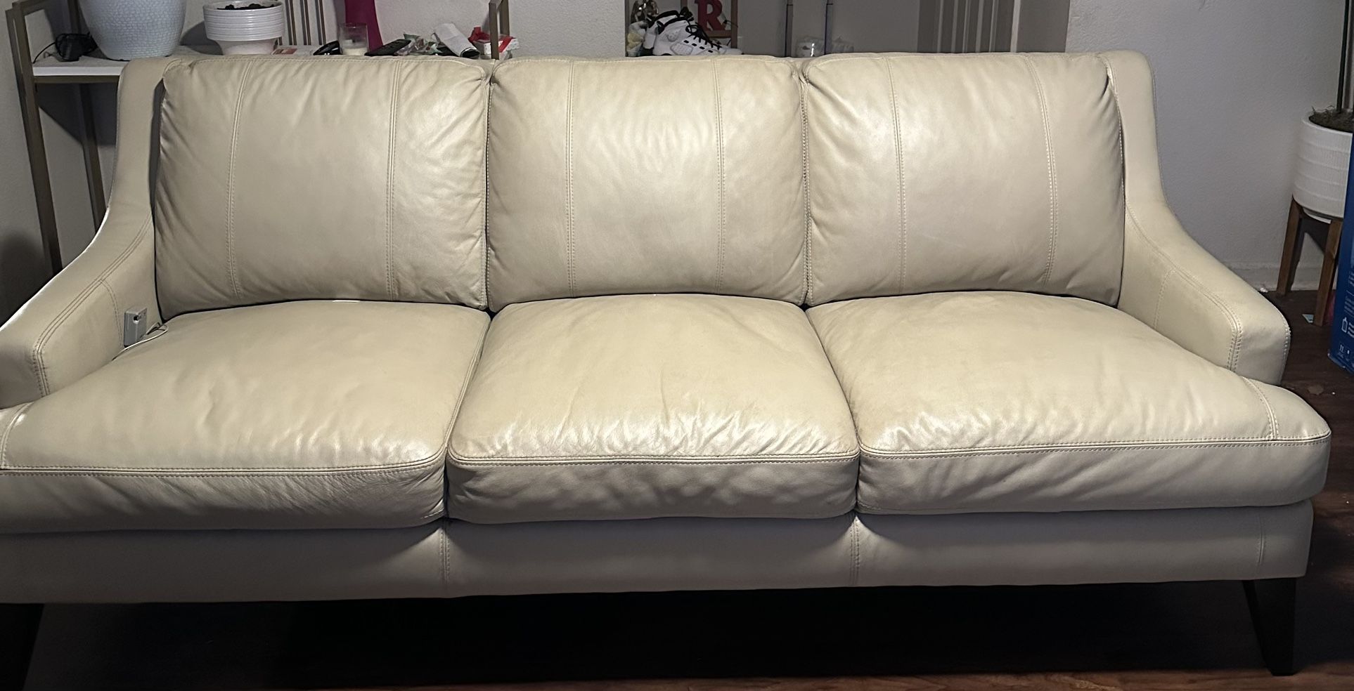 Real Leather Sofa