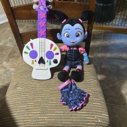 Vamperina Plush with Battery Operated Guitar