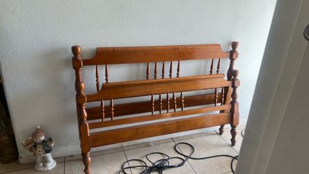 Vintage full size headboard