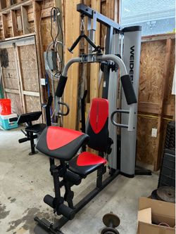 Weider Pro 6900 weight machine and bench - Home Gym