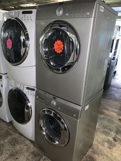 LG front load washer and matching electric dryer in excellent conditions with 4 months warranty