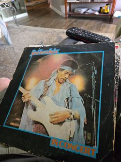 Jimi Hendrix In Concert Vinyl Record art only