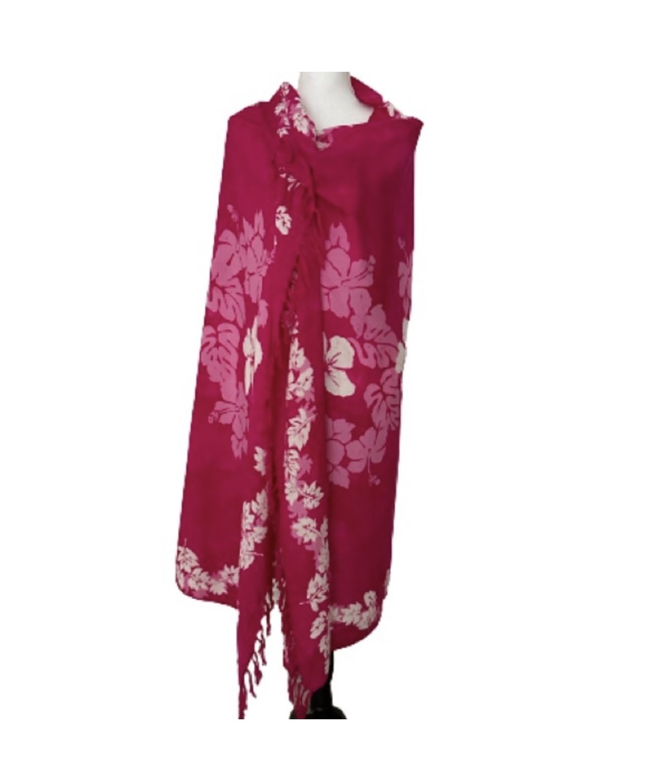 New Beach Sarong Fringe Wrap Coverup Scarf Dress, Sz 44x60