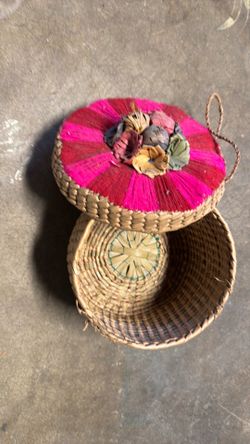 Authentic handmade basket