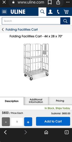 Facilities Cart