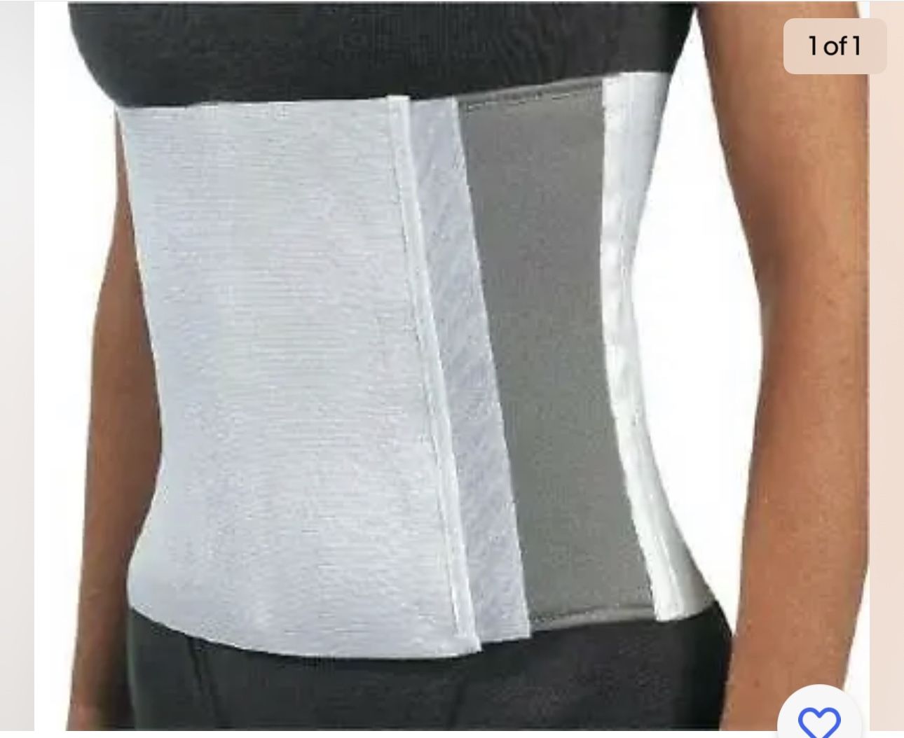 Procare 10 Universal Abd Sac support 79 89080 hook loop closure unisex new box