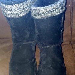 Muk Luk Black Boots Size 10