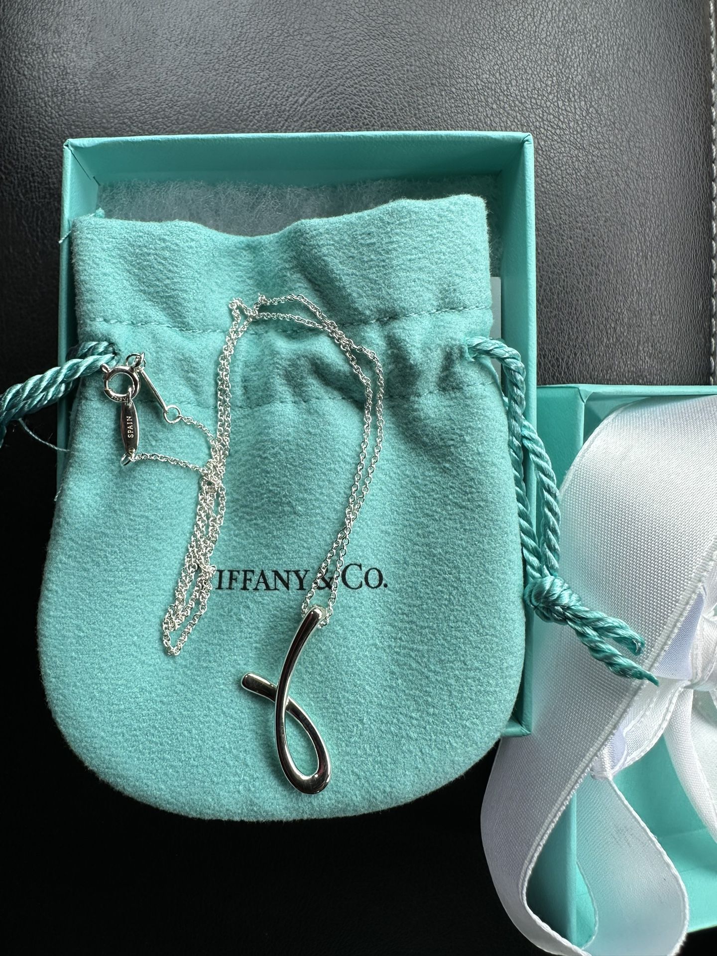 Tiffany & Co Alphabet Letter J Pendant