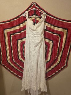 David's Bridal Off the Shoulder Corset Wedding Dress