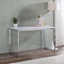 Writing Desk White Metal
