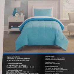 5 Pcs.     Ropa De Cama Individual