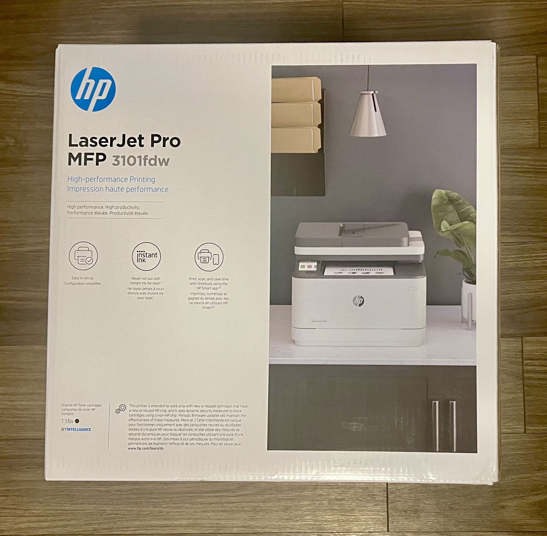 HP LaserJet Pro MFP 3101fdw Wireless Printer with Fax - New