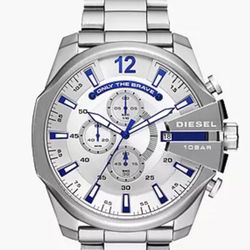 Diesel Men's Mega Chief Chronograph Stainless Steel Watch