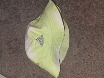 White & Green Adidas Bucket Hat