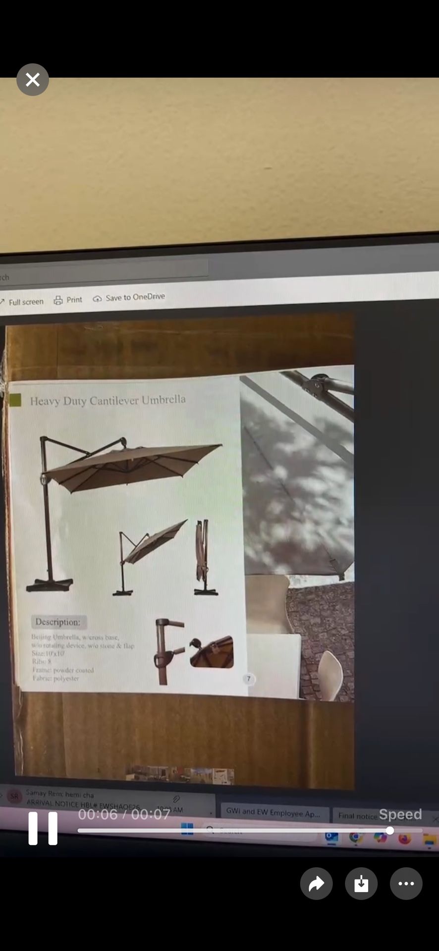 heavy duty cantilever umbrella
