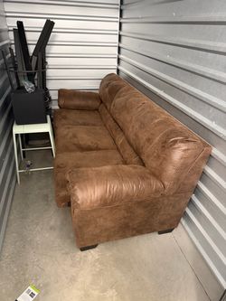 Brown Leather Sofa Couch