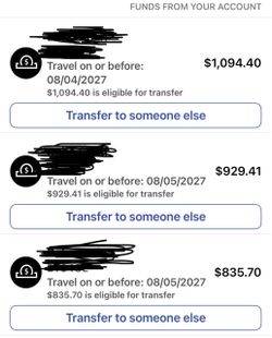 Southwest Airlines Points Transfer