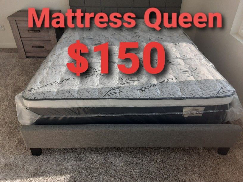 ⭐Mattress 12" Inches tall
Pillow top⭐
🔹️Queen $150
🔹️Full $130
🔹️Twin $120
🔹️King $260
🔹️Cal King$260
🚛Delivery available $20🚛