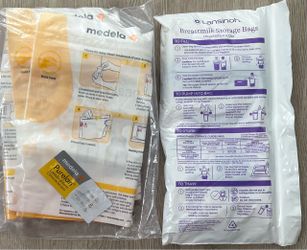 Milk storage bags