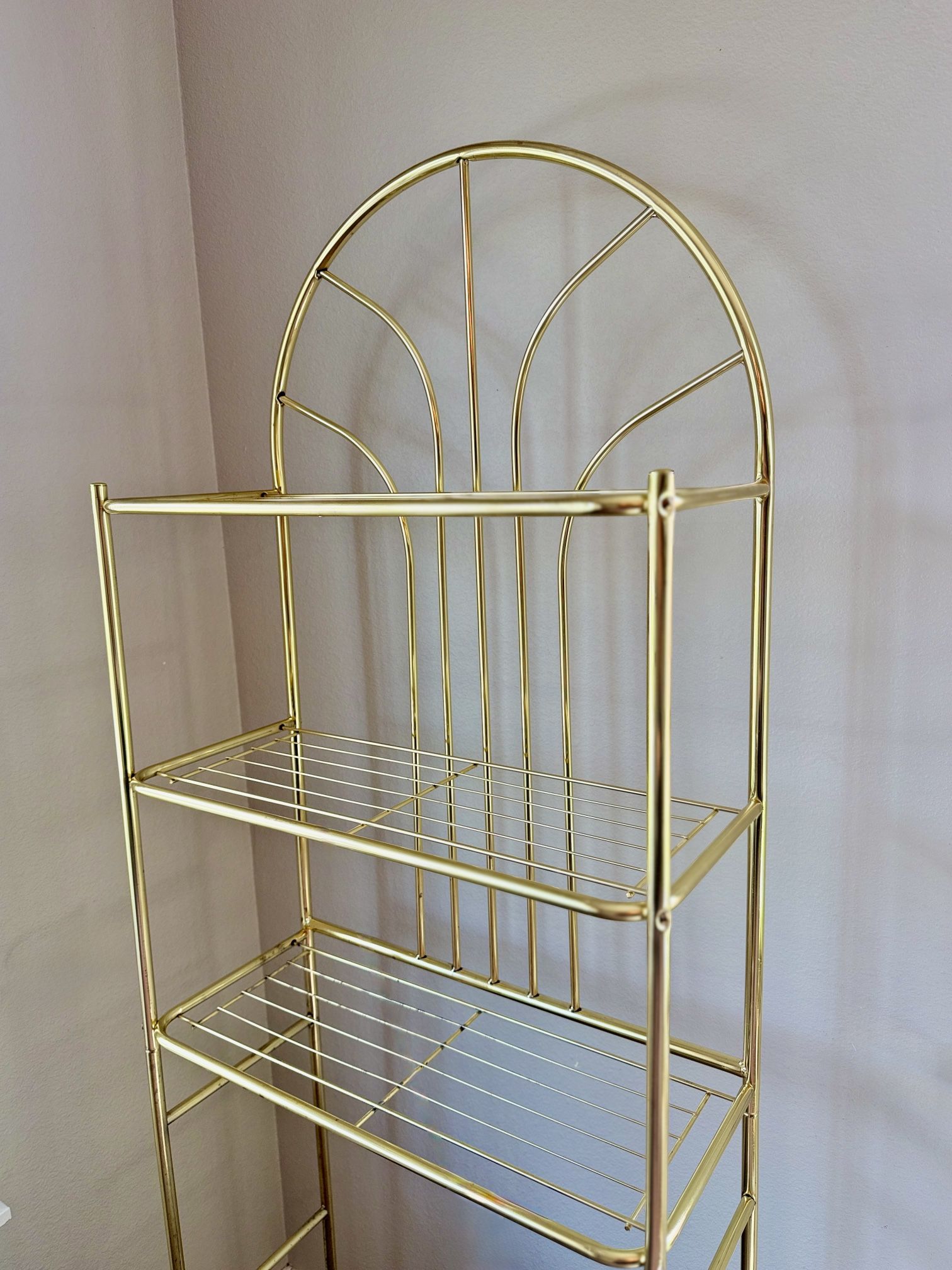 Postmodern Arched Brass shelf