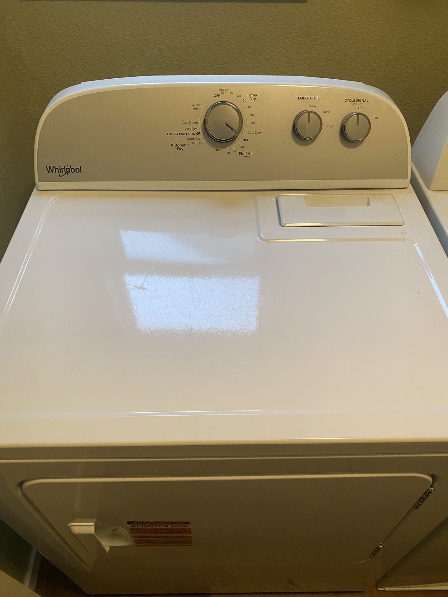 Whirlpool Extra Large Vented Electric Dryer