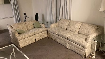 Loveseat and couch set