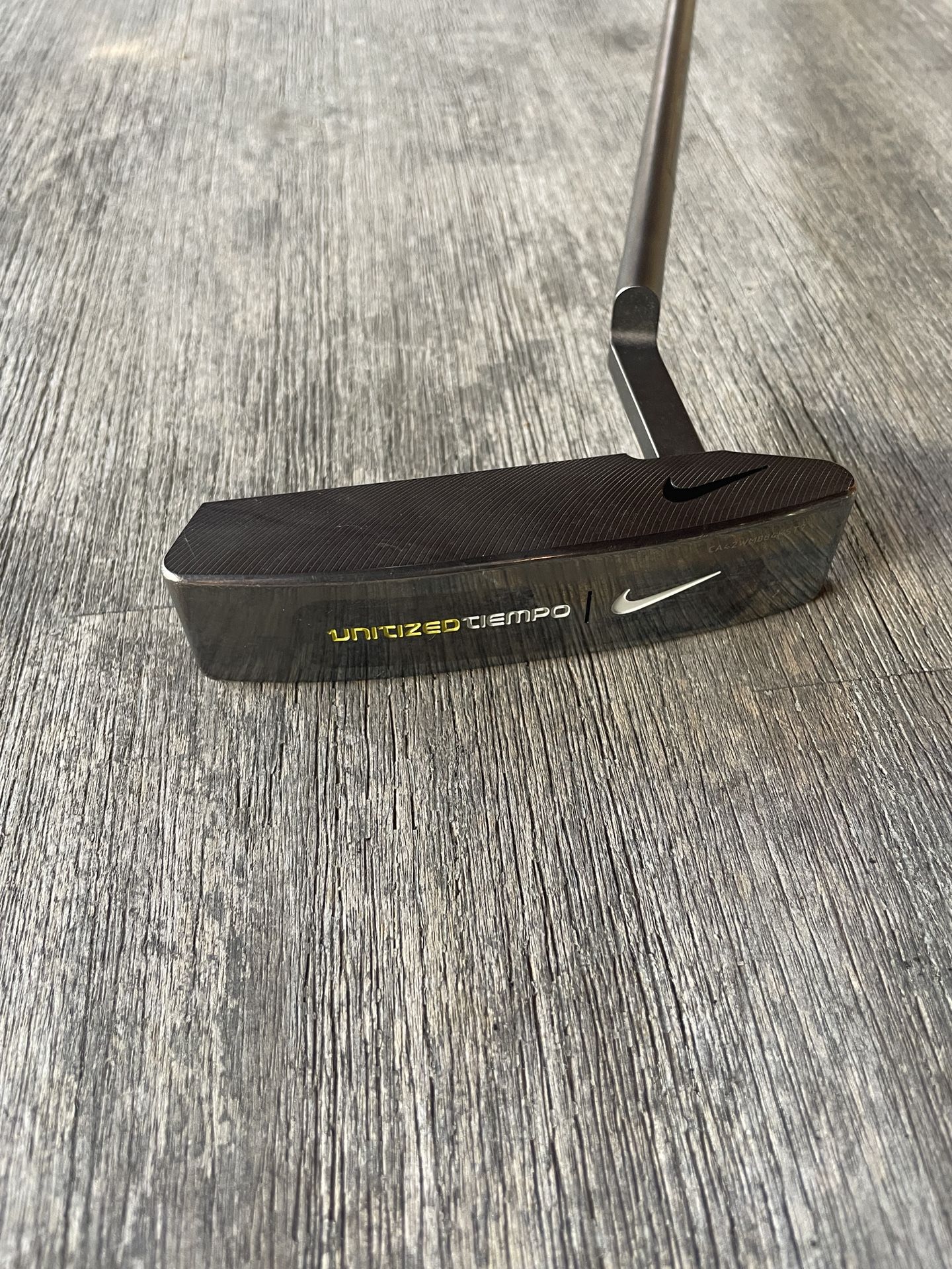 Rare NIKE Unitized Tiempo Putter VERY GOOD. New Grip w/75g