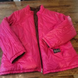 Pink/Brown Reversable Jacket