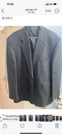 Navy 42R Sport Jacket 