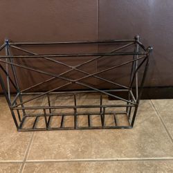 Magazine Holder- Rod Iron 