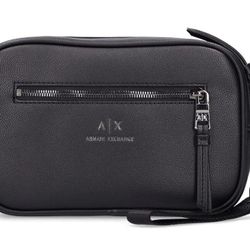 Brand New Men’s Armani Exchange Faux Leather Pouch